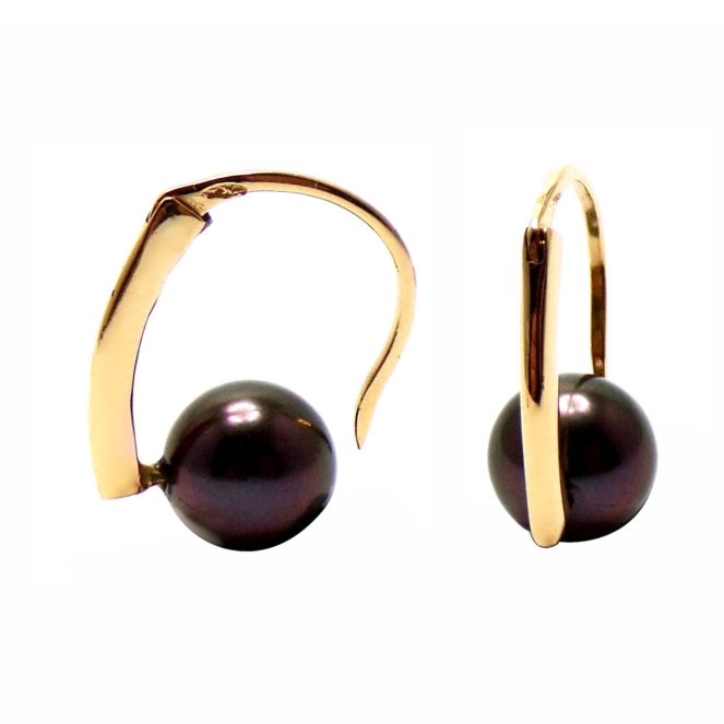 BOO06 OJ - boucles d'oreilles - perles de tahiti