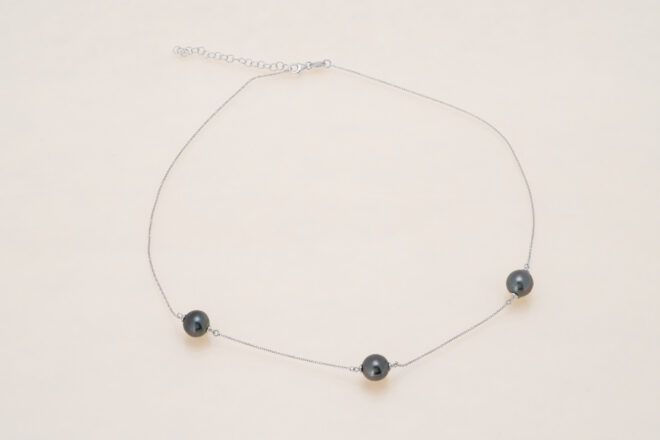 Collier Perles Ovales Améthyste Claire – Pierre Semi-précieuse – Neuf Sans Boîte