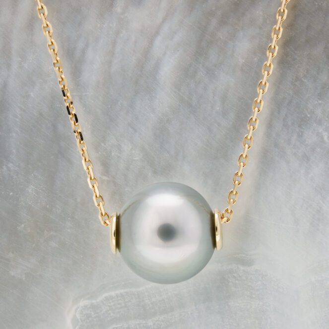LES POULETTES BIJOUX Collana In Argento 925 Con Salamandra Nera – Gioiello Artigianale Made In Europe